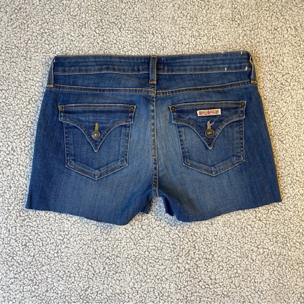 Hudson Jeans Cut Off Shorts 28 Flap Pockets‎ Denim